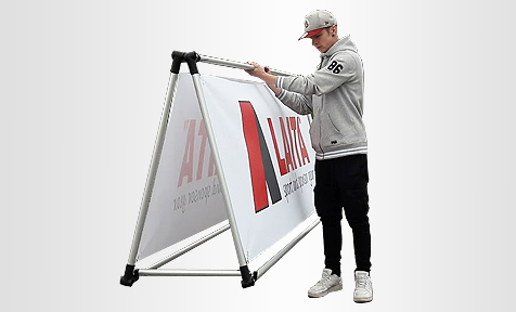 Sport and Sponsor Advertising Outdoor Display